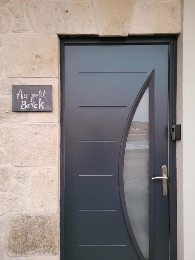 Au Petit Brick - Cosy Beachfront House Maupertus-sur-Mer Exterior photo